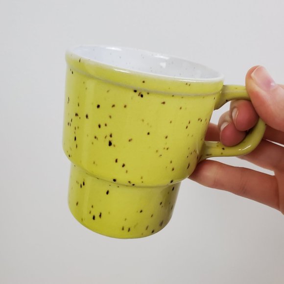 Vintage Other - Vintage Speckled Yellow Mug